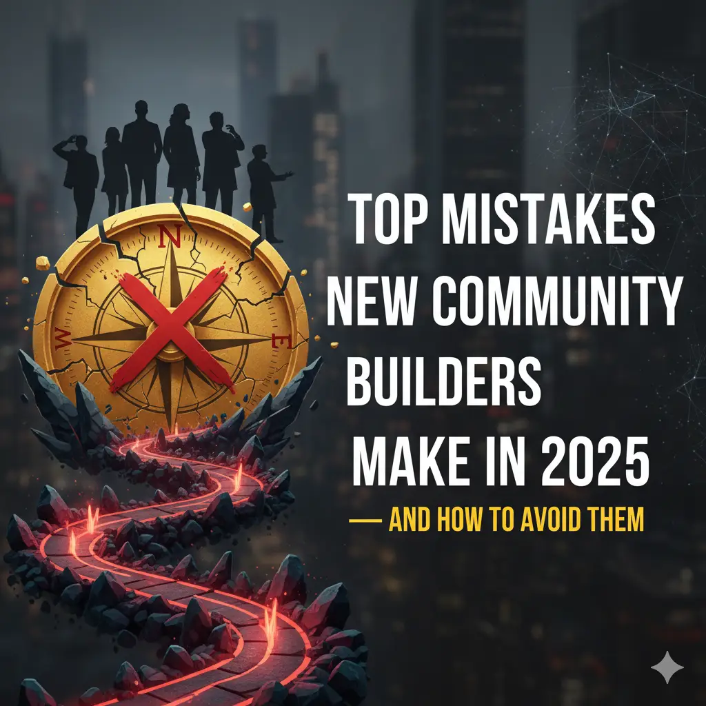 Mistakes new community builders make in 2025